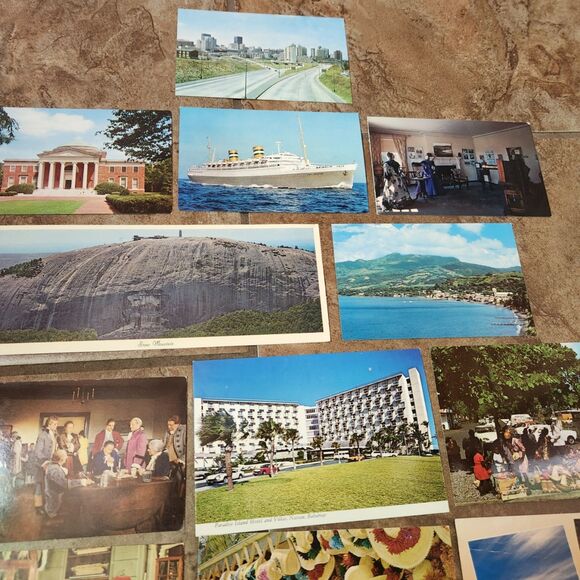 Vintage Postcard Lot – Bahamas, Williamsburg, Alaska – 26 Cards - Picture 3 of 11
